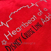 Load image into Gallery viewer, Heartbeat of a Cruise Addict T-shirt