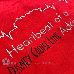 Heartbeat of a Cruise Addict T-shirt