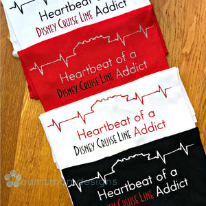 Heartbeat of a Cruise Addict T-shirt