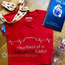 Load image into Gallery viewer, Heartbeat of a Cruise Addict T-shirt