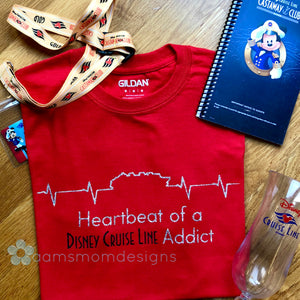 Heartbeat of a Cruise Addict T-shirt